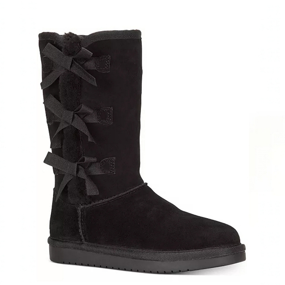 UGG Koolaburra Victoria Tall Boot Black 1 Big Kids Girls
